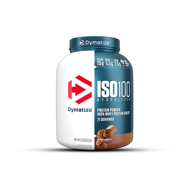 Iso 100 5 lbs Dymatize Nutrition gourmet chocolate