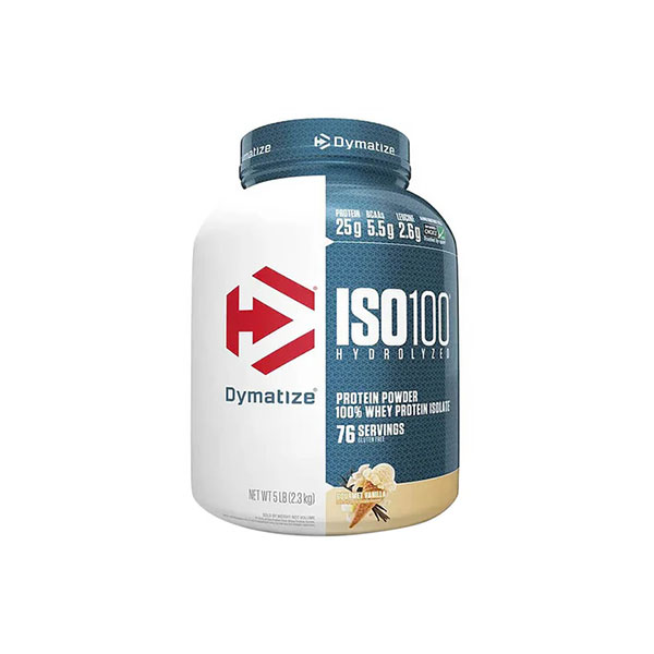 Iso 100 5 lbs Dymatize Nutrition gourmet vainilla