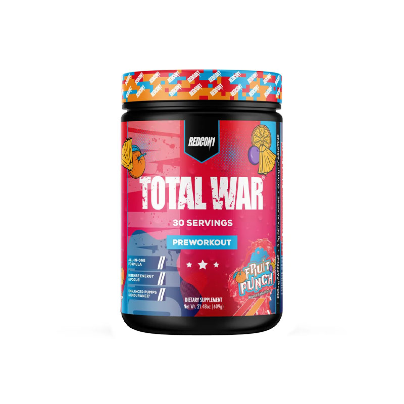 Total war Pre Workout 600g Redcon1 Fruit Punch